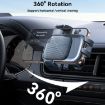 JOYROOM JR-OK6 Black Car Air Vent Mechanical Phone Holder - 3