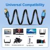 15m Cat 8 High-Speed Gold Ethernet Cable, 40Gbps LAN - 5