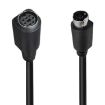 Mini DIN 7 Pin A/V Cable 0.5m (M to F Straight) - 1