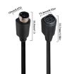 Mini DIN 7 Pin A/V Cable 0.5m (M to F Straight) - 3