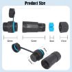 10Gbps IP68 Waterproof Type-C Female to Female Coupler Adapter - 3