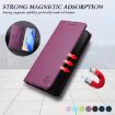 Ulefone Note 14 Violet RFID Leather Case - Dual-Fold Magnetic Suction - 6