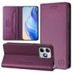 Ulefone Note 18 Ultra 5G Violet RFID Leather Phone Case RC01 - 1