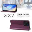 Ulefone Note 20 Pro Dual-Fold Magnetic RFID Leather Case (Violet) - 4