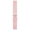 Pink 18mm Silicone Watch Band with Steel Buckle - 2