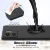 Motorola Edge 40 Shockproof Black Silicone Magsafe Case - 5