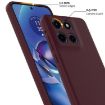 Moto G Stylus 5G 2025 Plum Shockproof Silicone Magsafe Case - 6