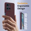 Moto G 2025 5G Shockproof Silicone Magsafe Case - Plum Color - 4