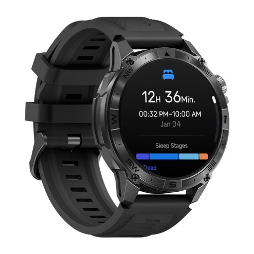 Zeblaze Stratos 2 Plus GPS Smart Watch 1.43" 3 ATM (Graphite Black) - 1