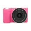 Sony ZV-E10 II/ZV-E10M2 Rose Red Glossy Silicone Protective Case - 1