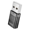 hoco UA36C USB to USB-C Female OTG Transparent Adapter (Black) - 2