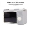 Sony ZV-E10 II Litchi Texture Soft Silicone Case in Grey - 4