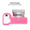 Sony ZV-E10 II/ZV-E10M2 Silicone Protective Case, Rose Red - 6