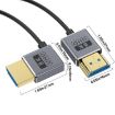 0.7m Coiled 8K 48Gbps HDMI 2.1 Cable, Left Bend Port - 2