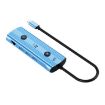 YCE V172 12-in-1 USB-C Hub Adapter AI Docking Station (Blue) - 2