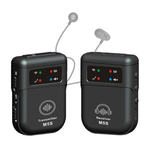 M5S 2.4G Wireless In-Ear Monitor System for Live Stage (Black) - 1