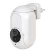 EU Plug White WiFi Surveillance Camera with Night Vision & Intercom - 1