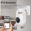 EU Plug White WiFi Surveillance Camera with Night Vision & Intercom - 4