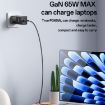 Yesido YC92 65W GaN Fast Charger, USB/USB-C Ports, UK Plug, Black - 5