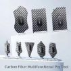 Qianli Carbon Fiber Pentagon Multifunctional Prying Tool - 3