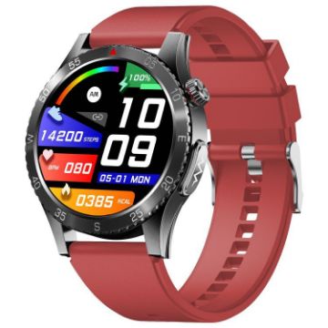 H9 1.43" ECG Smart Watch with Bluetooth Calls & Voice Assistant (Red) - 1