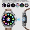 GT97 1.53" Smart Watch with Bluetooth Earphone & Calls, Black - 6