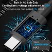100W Type-C to DC 5.5x2.1mm Charging Adapter, 3m Length - 5