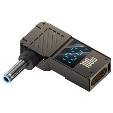 HP 100W Digital Display Adapter Type-C to DC4.5x3.0mm Charger - 1