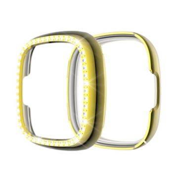 Fitbit Versa 3/Sense Plating Diamonds PC Case (Golden) - 1