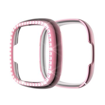 Fitbit Versa 3/Sense Pink Diamond PC Protective Case - 1
