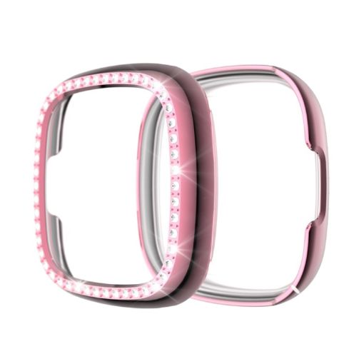 Fitbit Versa 3/Sense Pink Diamond PC Protective Case - 1