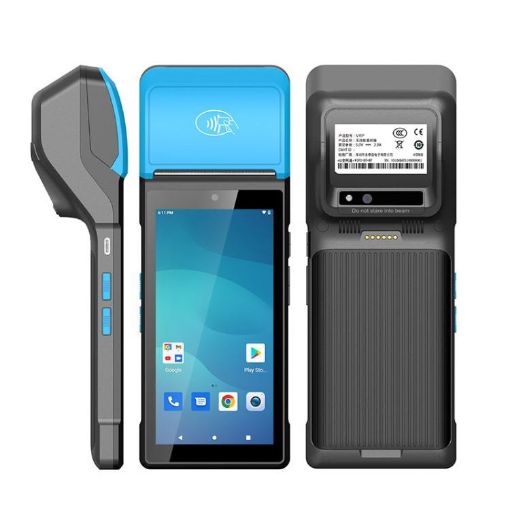 UNIWA V6P Thermal Label Printer PDA, 5.45" Android 12, 4G, NFC - 1