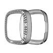 Gray Double Row Diamonds PC Protective Case for Fitbit Versa 3/Sense - 1