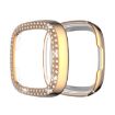 Fitbit Versa 3/Sense Double Row Diamonds Protective Case, Rose Gold - 1