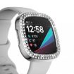 Versa 3/Sense Diamond Plated PC Protective Case - Silver - 3