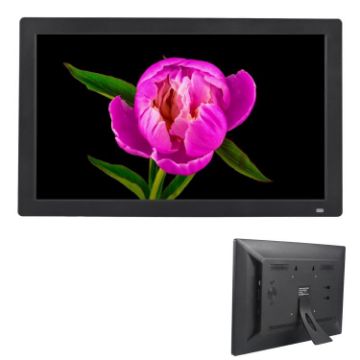 XCLT1850 18.5" LED Digital Photo Frame, UK Plug, Black - 1