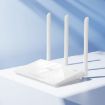 hoco HI30 EU Plug 2.4G WiFi 4 Router with Three Antennas (White) - 4