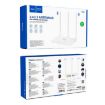 hoco HI30 EU Plug 2.4G WiFi 4 Router with Three Antennas (White) - 6
