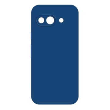 Google Pixel 9a Blue Silicone Phone Case - Imitation Liquid Silicone - 1