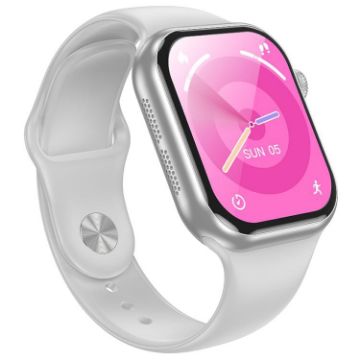 BOROFONE BD12 Smart Sports Watch, 2.01" Screen, BT Call, Silver - 1
