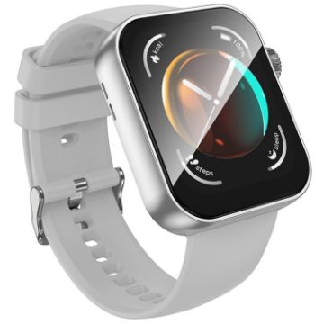 BOROFONE BD13 Smart Watch 1.83" Screen, BT Call Support (Silver) - 1