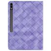 Samsung Galaxy Tab S10+/S9 FE+ Purple Rhombus Leather Case - 3