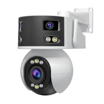 SriHome SH055B 8MP Panoramic PTZ Dome Camera with US Plug - 1