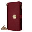 Realme P3 Ultra 5G Red Crossbody Handle Textured Leather Case - 2
