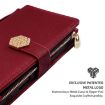 Realme P3 Ultra 5G Red Crossbody Handle Textured Leather Case - 4