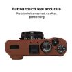 FUJIFILM X100VI Coffee Litchi Texture Silicone Protective Case - 5