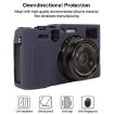 FUJIFILM X100VI Dark Blue Litchi Texture Silicone Protective Case - 4