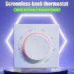 BHT-101GBL Smart Knob Thermostat with LED Indicator (White) - 2