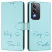 OPPO A5 5G Mint Green RFID Leather Phone Case - Global Smile Design - 2
