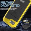 iPhone 16e Metal Hybrid Silicone Case, Four-Proof, Yellow - 5